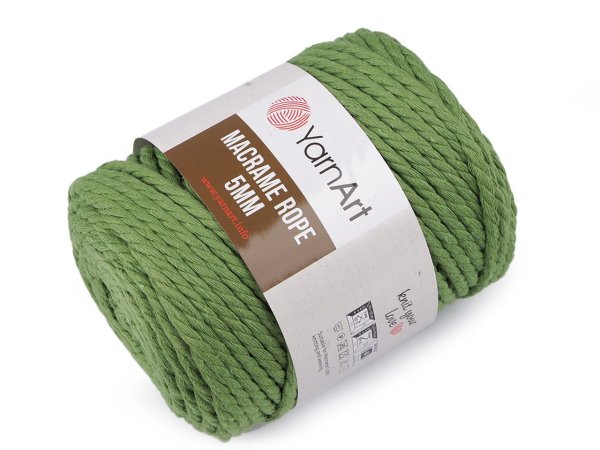 Pletací příze Macrame Rope Ø5 mm 500 g rozčesávací