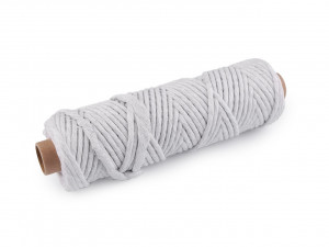 Bavlněná šňůra macrame Ø3 mm rozčesávací