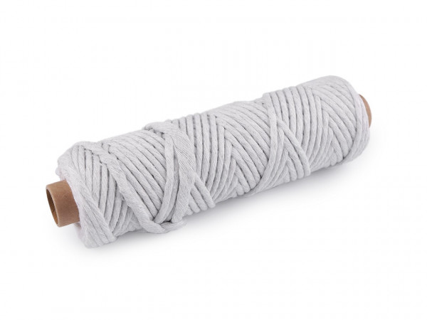 Bavlněná šňůra macrame Ø3 mm rozčesávací