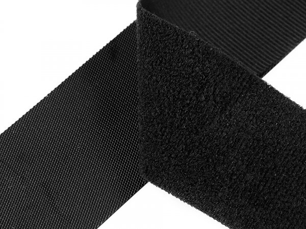 Nízkoprofilový suchý zip háček + plyš šíře 10 cm jemný