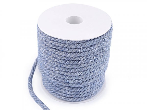 Kroucená šňůra s žíhaným efektem Ø6 mm macrame