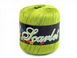 Bavlněná pletací příze Scarlet 100 g