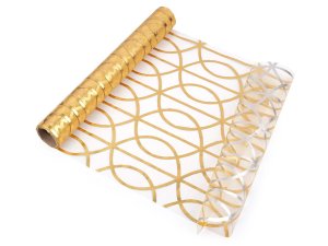Organza s potiskem šíře 36 cm