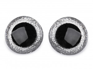 Oči velké s glitry s pojistkou Ø40 mm