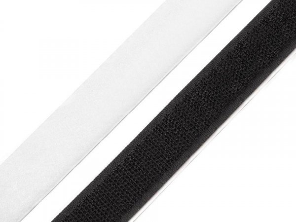 Suchý zip háček + plyš samolepicí stříhaný šíře 20 mm