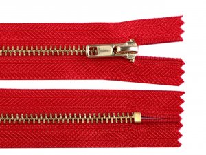 Kovový zip No 4 délka 16 cm kalhotový
