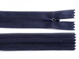 Spirálový zip skrytý No 3 délka 30 cm dederon