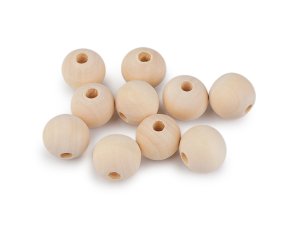 Dřevěné korálky nelakované Ø20 mm