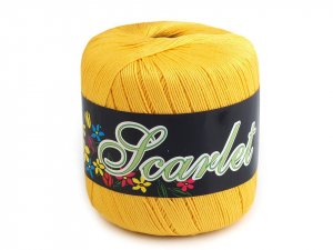 Bavlněná pletací příze Scarlet 100 g