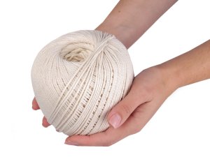 Bavlněná příze macrame Ø2 mm rozčesávací