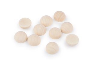 Dřevěné polokoule bez dírek Ø20 mm