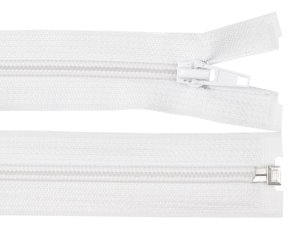 Spirálový zip No 5 délka 55 cm bílá a černá POL