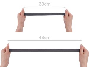 Lemovací pruženka půlená lesklá šíře 20 mm