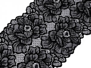 Elastická krajka / vsadka / běhoun šíře 15,5 cm,18,5 cm