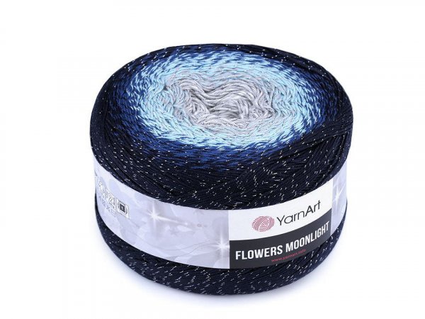 Pletací příze Flowers Moonlight s lurexem 260 g