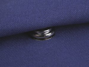 Knoflíky stiskací s kroužkem Ø15 mm (AM6) na silné látky, sypané