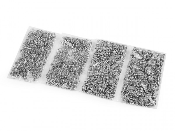 Knoflíky stiskací Roland Baby Ø10 mm na slabé látky, sypané