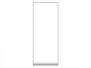 PP sáček s lepicí klopou 13x33 cm