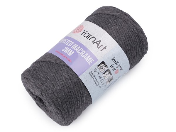 Pletací příze Twisted Macrame 250 g rozčesávací