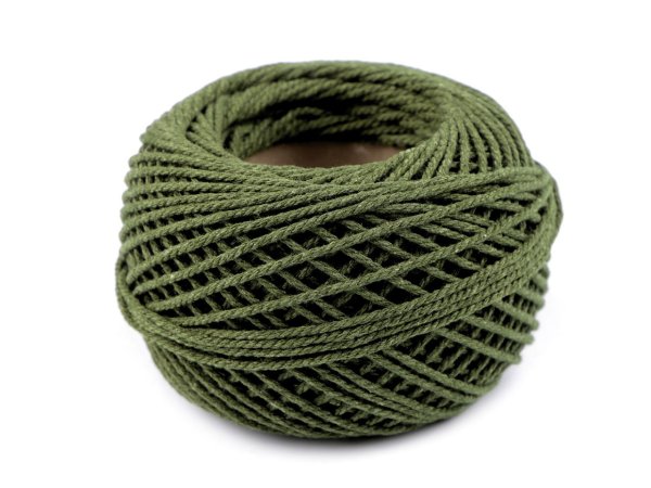 Bavlněná příze macrame / háčkovací 40 g rozčesávací