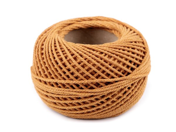 Bavlněná příze macrame / háčkovací 40 g rozčesávací