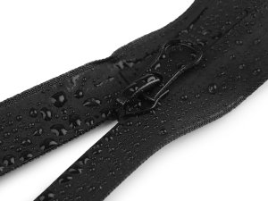 Voděodolný zip No 7 délka 65 cm spirálový matný