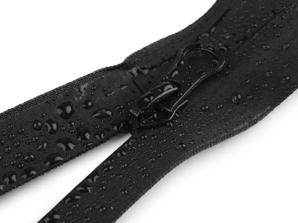 Voděodolný zip No 7 délka 65 cm spirálový matný
