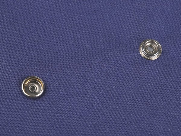 Knoflíky stiskací s kroužkem Ø15 mm (AM6 - O-SPRING) na silné látky, sypané