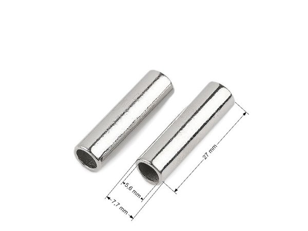 Kovová koncovka na šňůru Ø5,6 mm / ozdoba