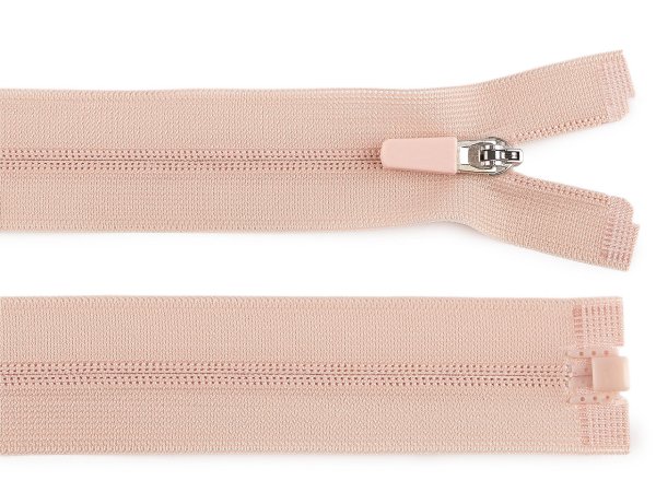 Spirálový zip skrytý dělitelný No 3 délka 45 cm