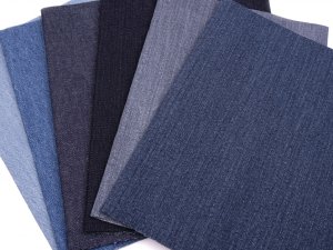 Záplata nažehlovací JEANS 43 x 20cm - Černá