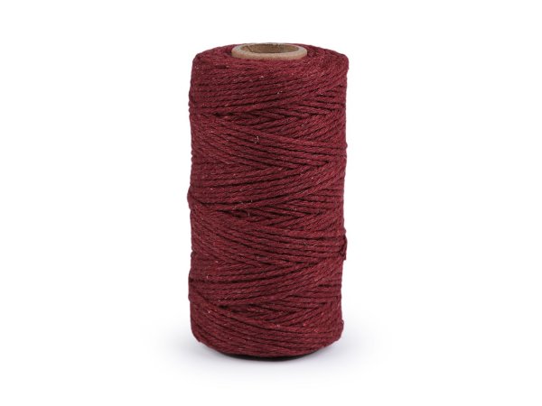 Bavlněná příze macrame / háčkovací, rozčesávací