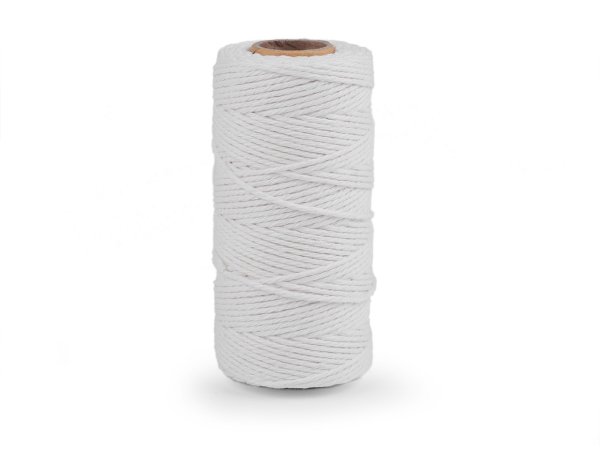 Bavlněná příze macrame / háčkovací, rozčesávací