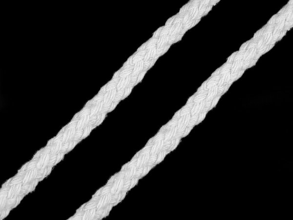Bavlněná oděvní šňůra splétaná Ø5 mm