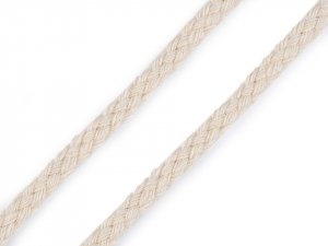 Bavlněná oděvní šňůra splétaná Ø5 mm