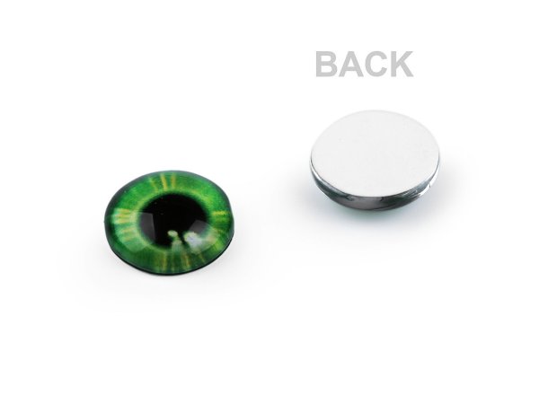 Skleněné oči k nalepení Ø10 a 12 mm