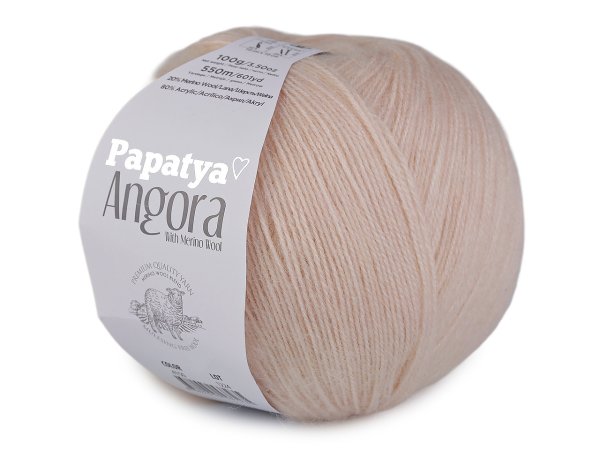 Pletací příze Papatya Angora 100 g