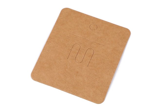 Papírová karta na brože 6,2x7,5 cm