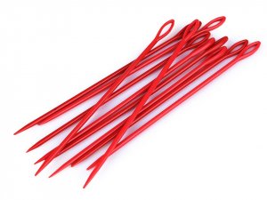 Plastové jehly délka 150 mm tupé