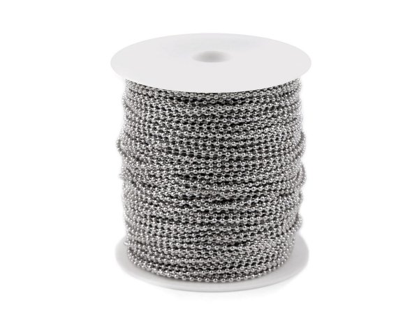 Kuličkový řetízek Ø2 mm metráž
