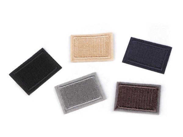 Nažehlovací záplaty pro opravy dírek i zdobení 2,3x3,3 cm