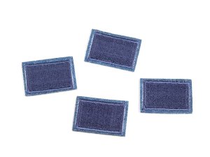 Nažehlovací záplaty pro opravy dírek i zdobení 2,3x3,3 cm