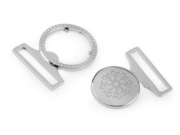 Kovové zapínání / opasková spona, průvlek 30 mm