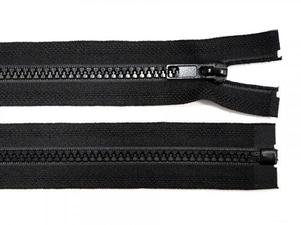 Kostěný zip No 5 délka 50 cm (bundový) černý