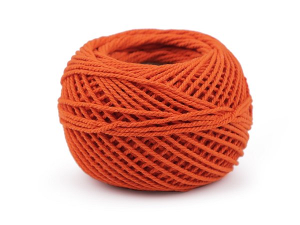 Bavlněná příze macrame / háčkovací 40 g rozčesávací