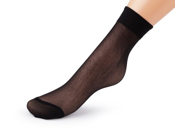 Silonové ponožky se zdravotním lemem 20 den 5 párů