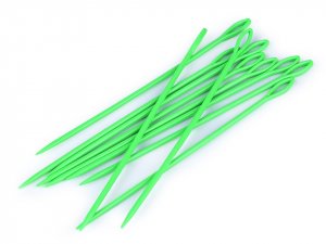 Plastové jehly délka 150 mm tupé