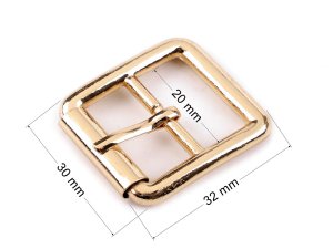Kovová spona / opasková přezka, průvlek 20 mm