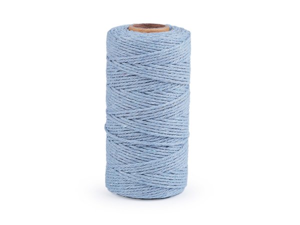 Bavlněná příze macrame / háčkovací, rozčesávací