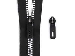 Jezdec na zip spirálový voděodolný No 5 semi-autolock